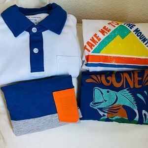 4 Boys Short Sleeve Shirts Eddie Bauer and Epic Threads